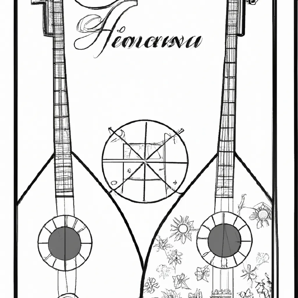 desenhos kantele finlandes imprimir pintar harmonia nordica