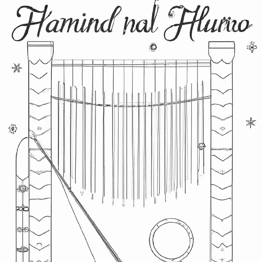desenhos kantele finlandes imprimir pintar harmonia nordica 2