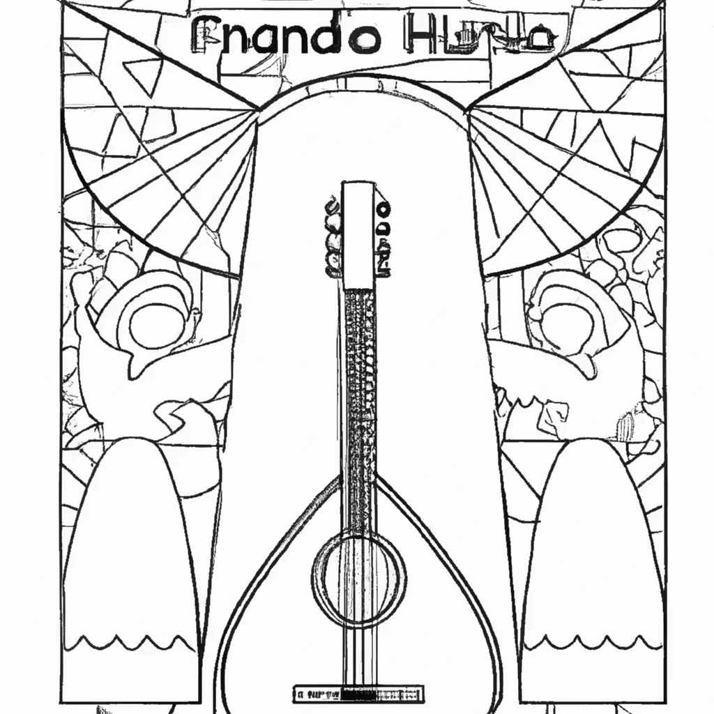 desenhos kantele finlandes imprimir pintar harmonia nordica 11