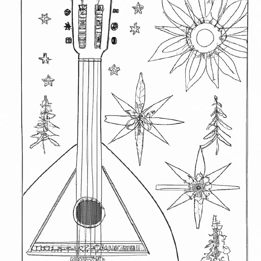 desenhos kantele finlandes imprimir pintar harmonia nordica 12