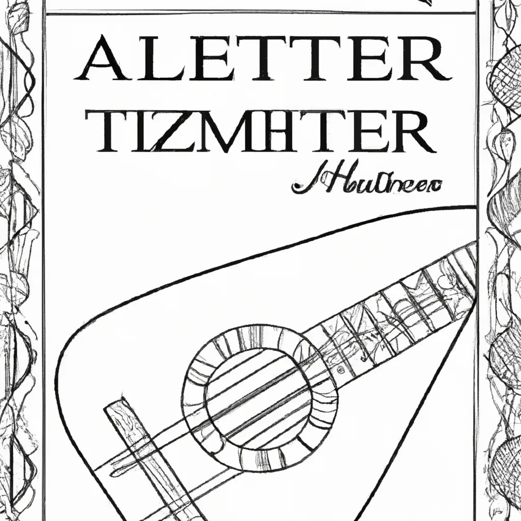 Color Zither ZITHER Alemão: Desenhos para Imprimir e Pintar!