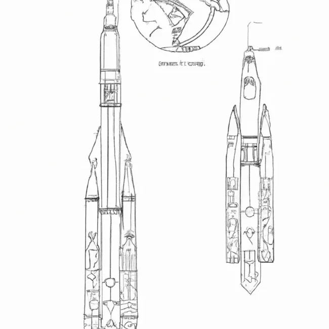 desenhos foguete falcon 9 imprimir pintar 9