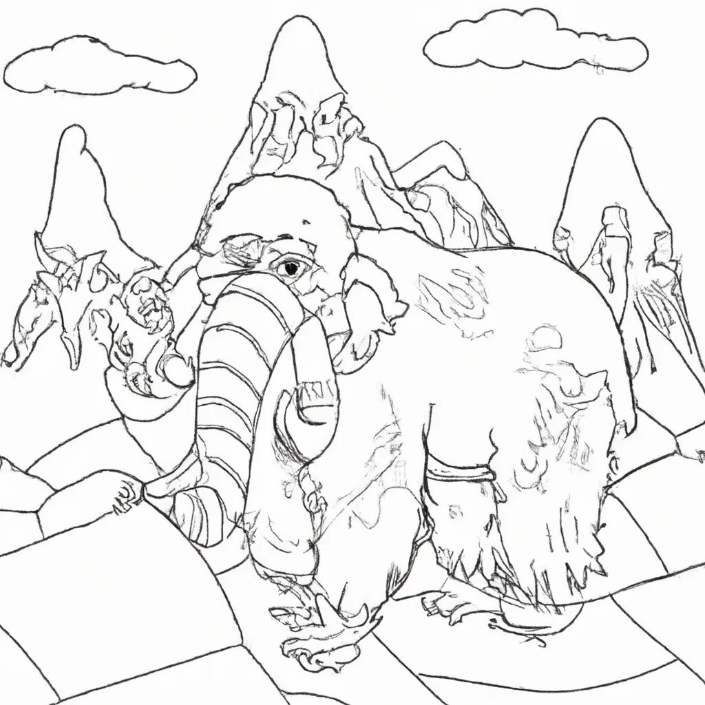 desenhos mamute lanoso imprimir pintar 10 desenhos mamute lanoso imprimir pintar 10