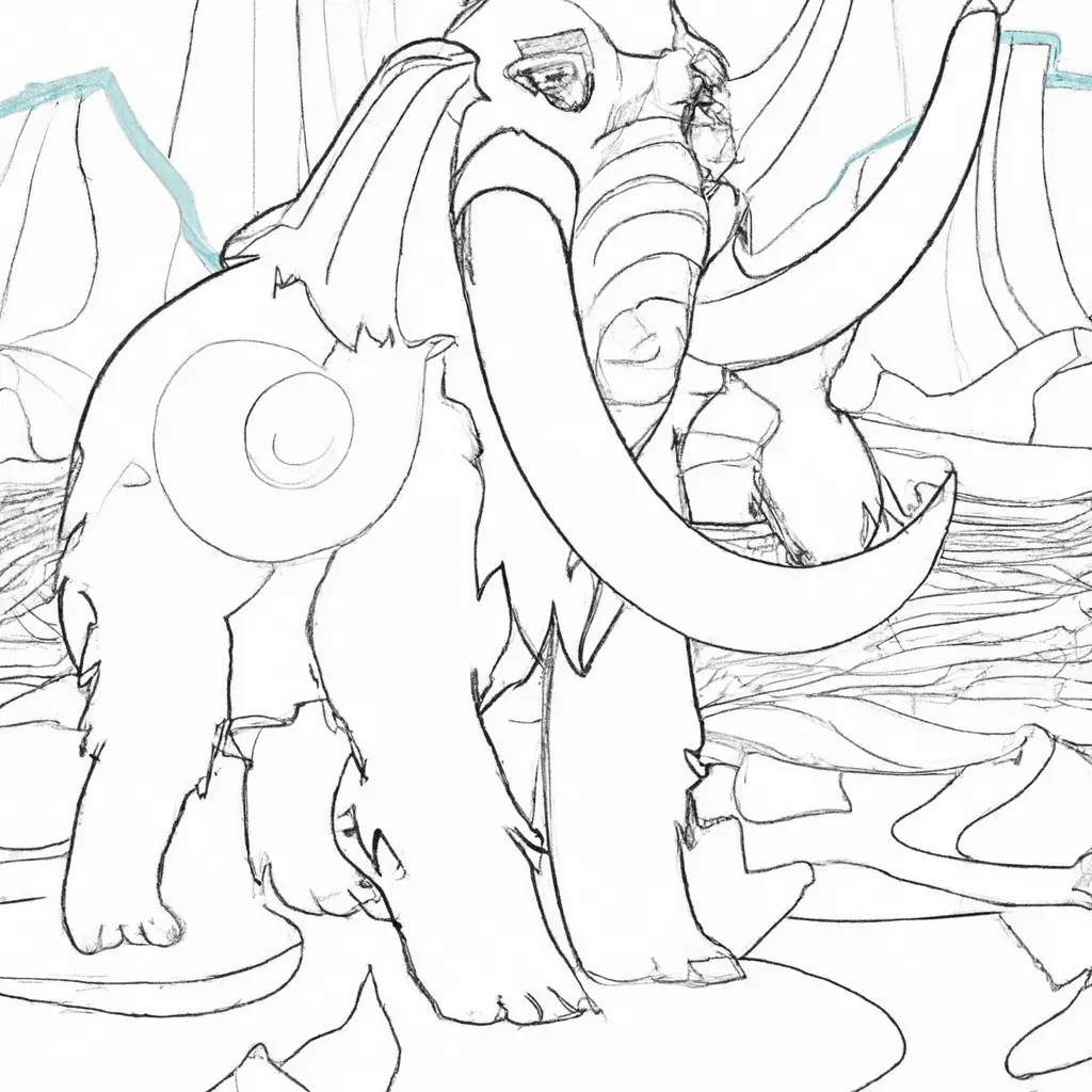 desenhos mamute lanoso imprimir pintar 14 desenhos mamute lanoso imprimir pintar 14