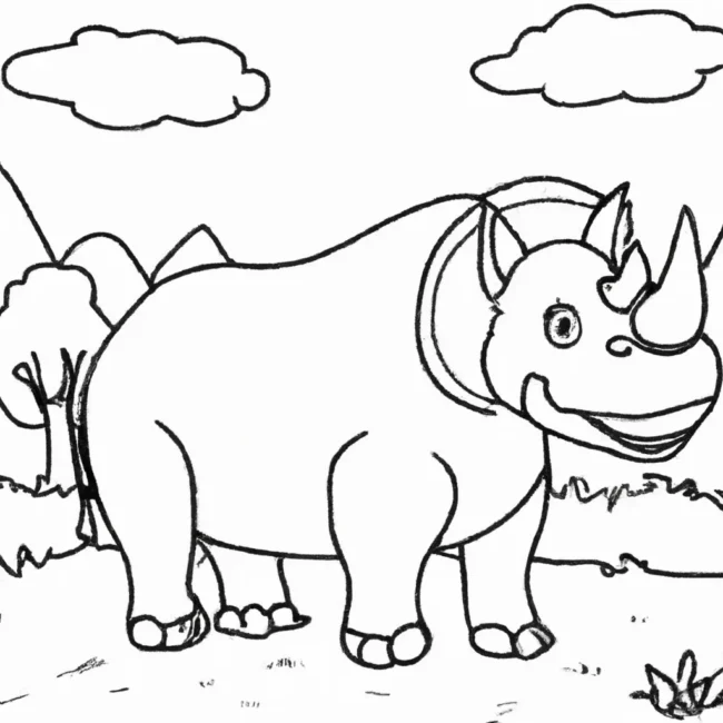 desenhos rinoceronte lanudo imprimir pintar 3 desenhos rinoceronte lanudo imprimir pintar 3