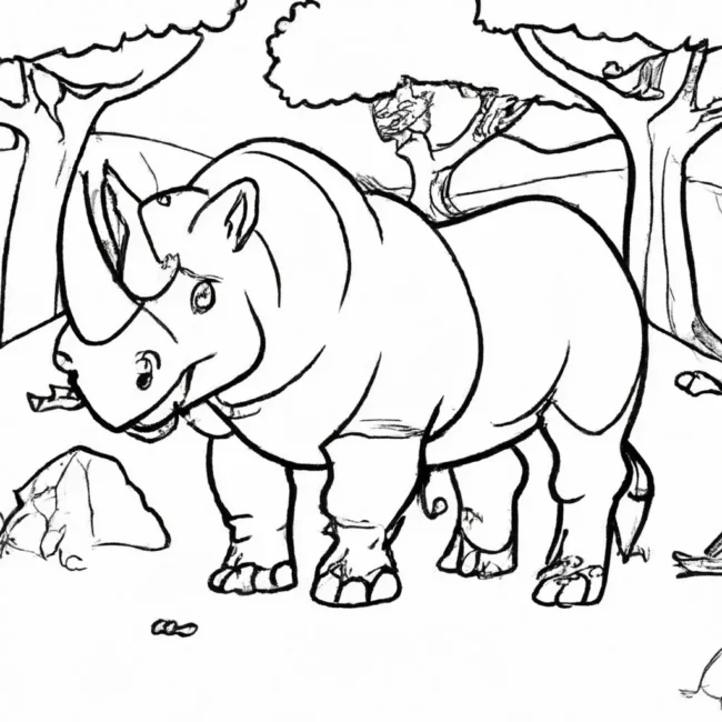 desenhos rinoceronte lanudo imprimir pintar 5 desenhos rinoceronte lanudo imprimir pintar 5