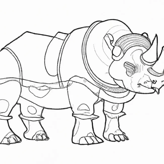 desenhos rinoceronte lanudo imprimir pintar 7 desenhos rinoceronte lanudo imprimir pintar 7