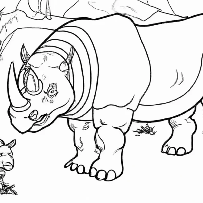 desenhos rinoceronte lanudo imprimir pintar 14 desenhos rinoceronte lanudo imprimir pintar 14