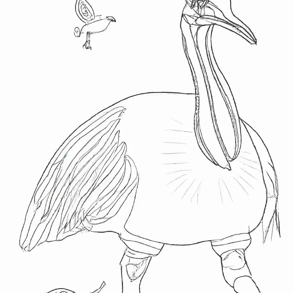 desenhos moa imprimir pintar aves gigantes nova zelandia 13