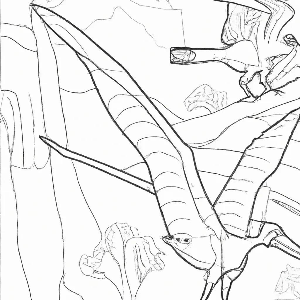 desenhos archeopteryx imprimir pintar 5