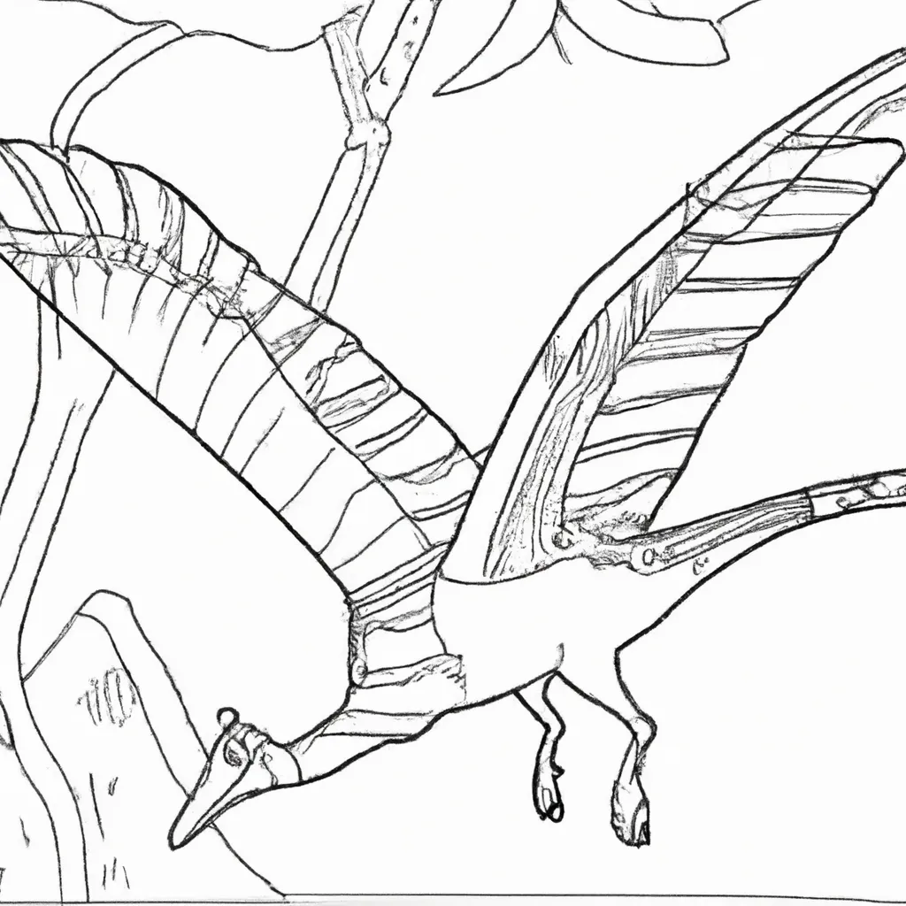 desenhos archeopteryx imprimir pintar 8