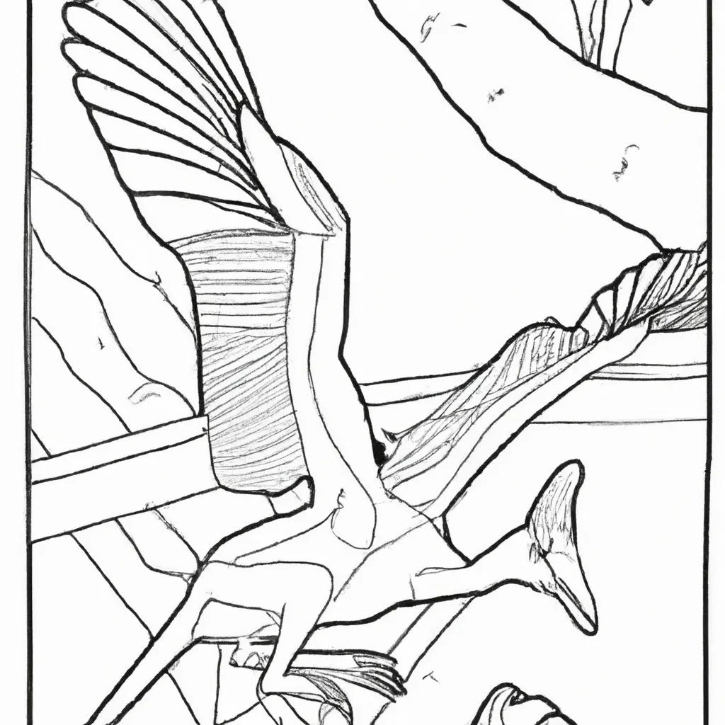 desenhos archeopteryx imprimir pintar 9