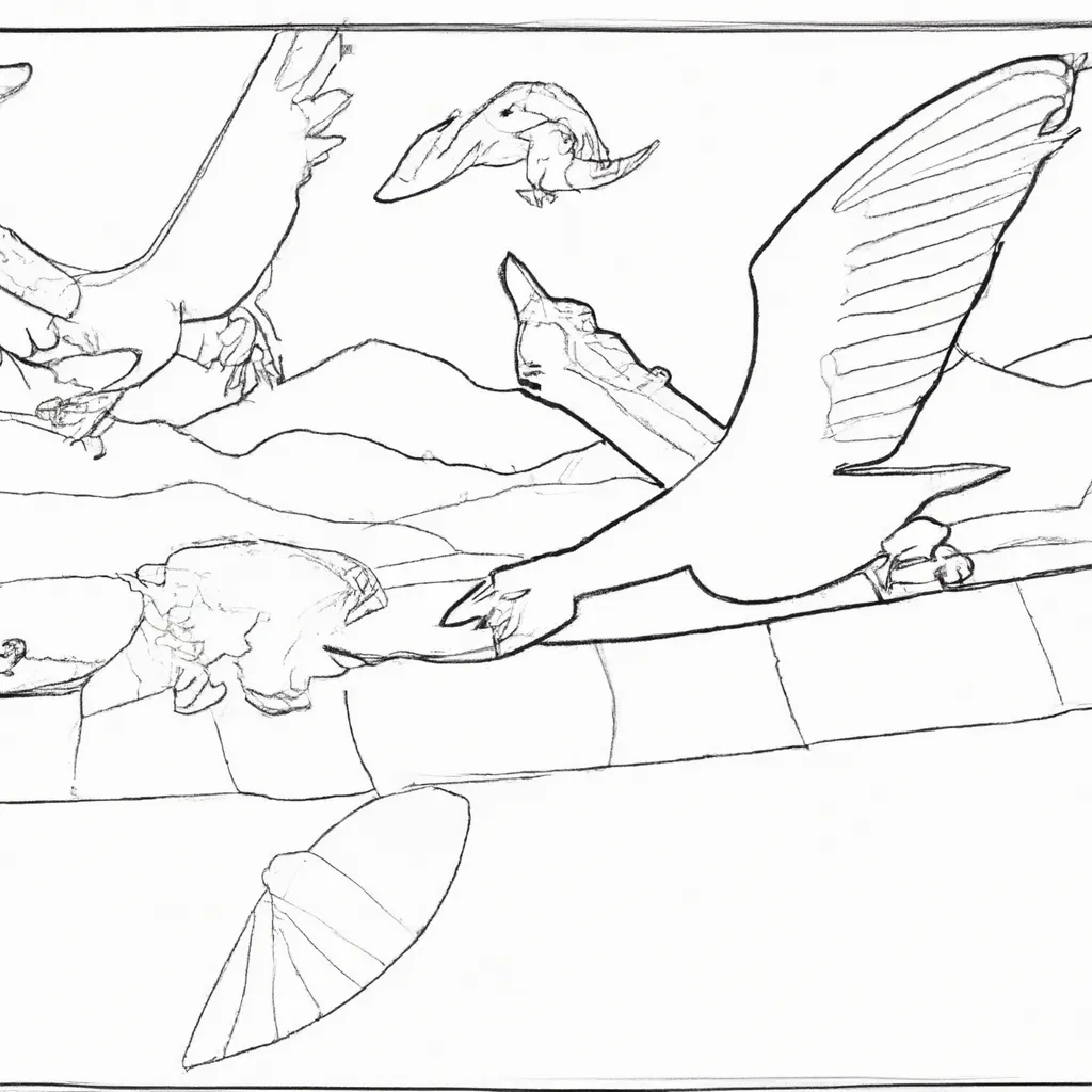 desenhos archeopteryx imprimir pintar 10