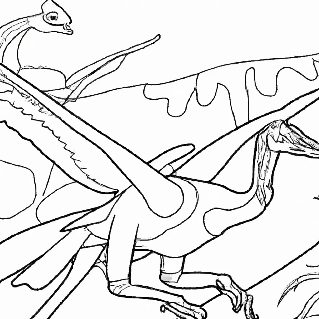 desenhos archeopteryx imprimir pintar 14