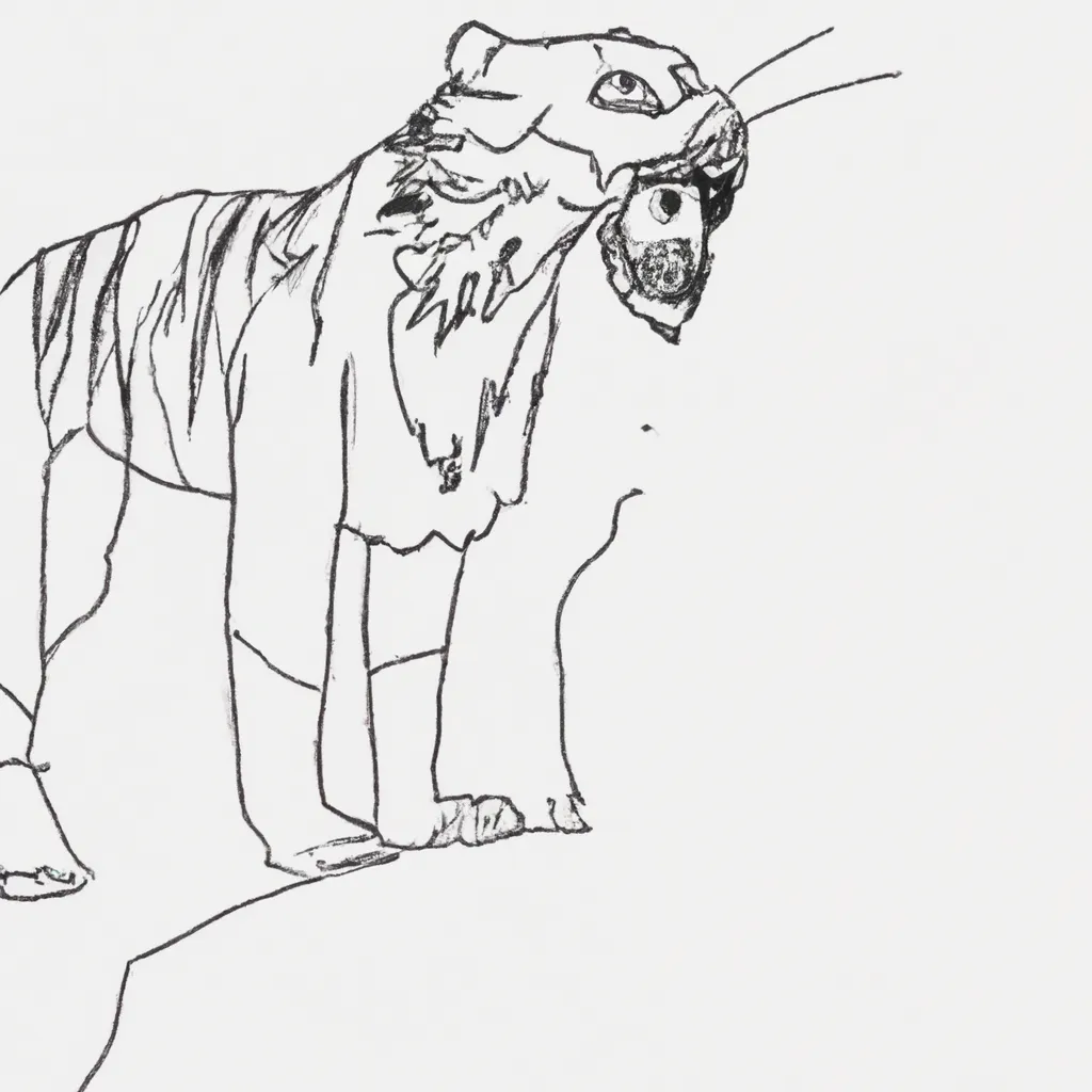 desenhos smilodon imprimir pintar tigres dentes sabre 6