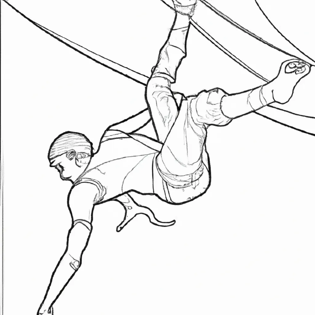 desenhos parkour imprimir pintar arte movimento 14