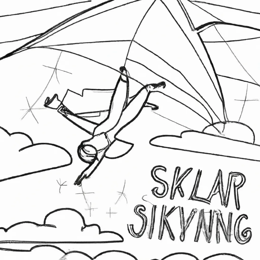 desenhos skydiving imprimir pintar desenhos skydiving imprimir pintar