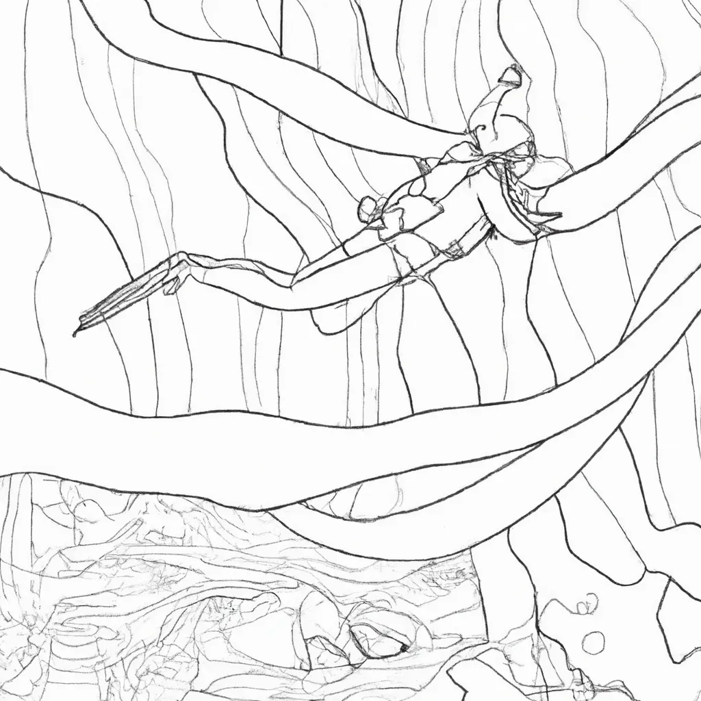 desenhos freediving imprimir pintar mergulho profundo 13