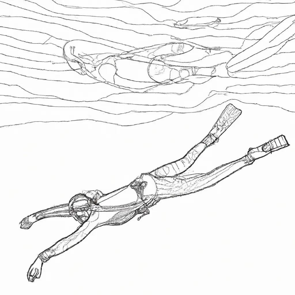 desenhos freediving imprimir pintar mergulho profundo 14
