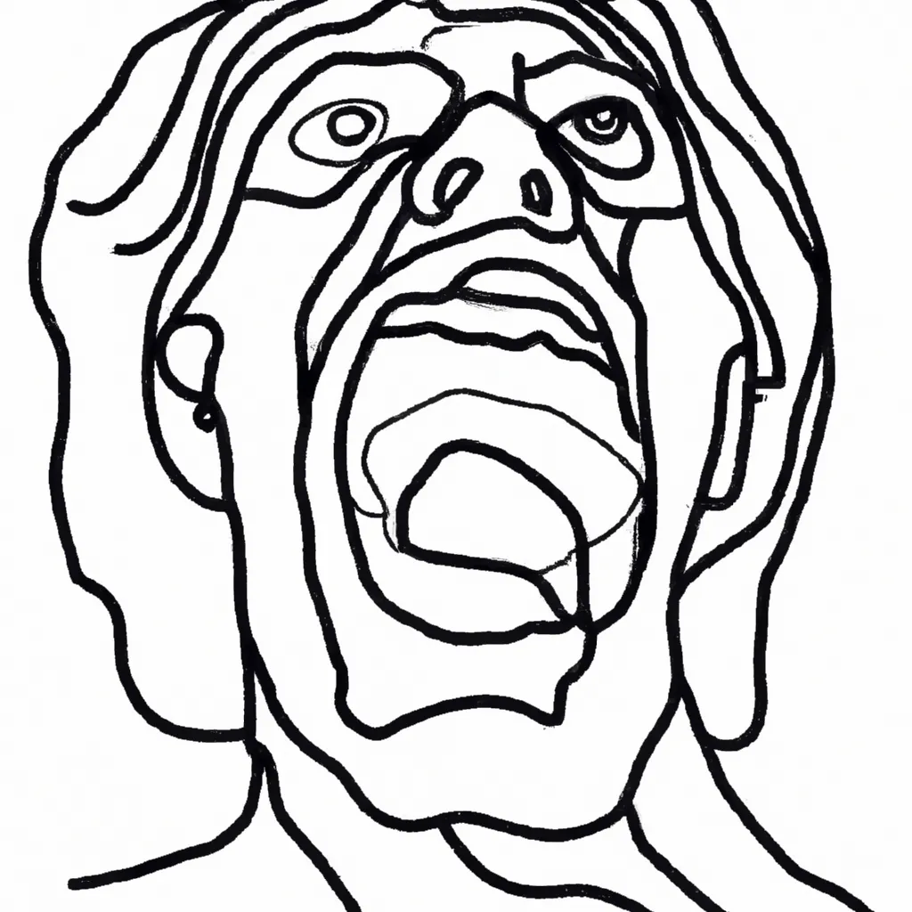 beleza grito munch preto branco desenhos imprimir pintar