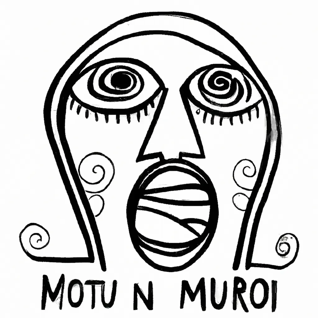 beleza grito munch preto branco desenhos imprimir pintar 6