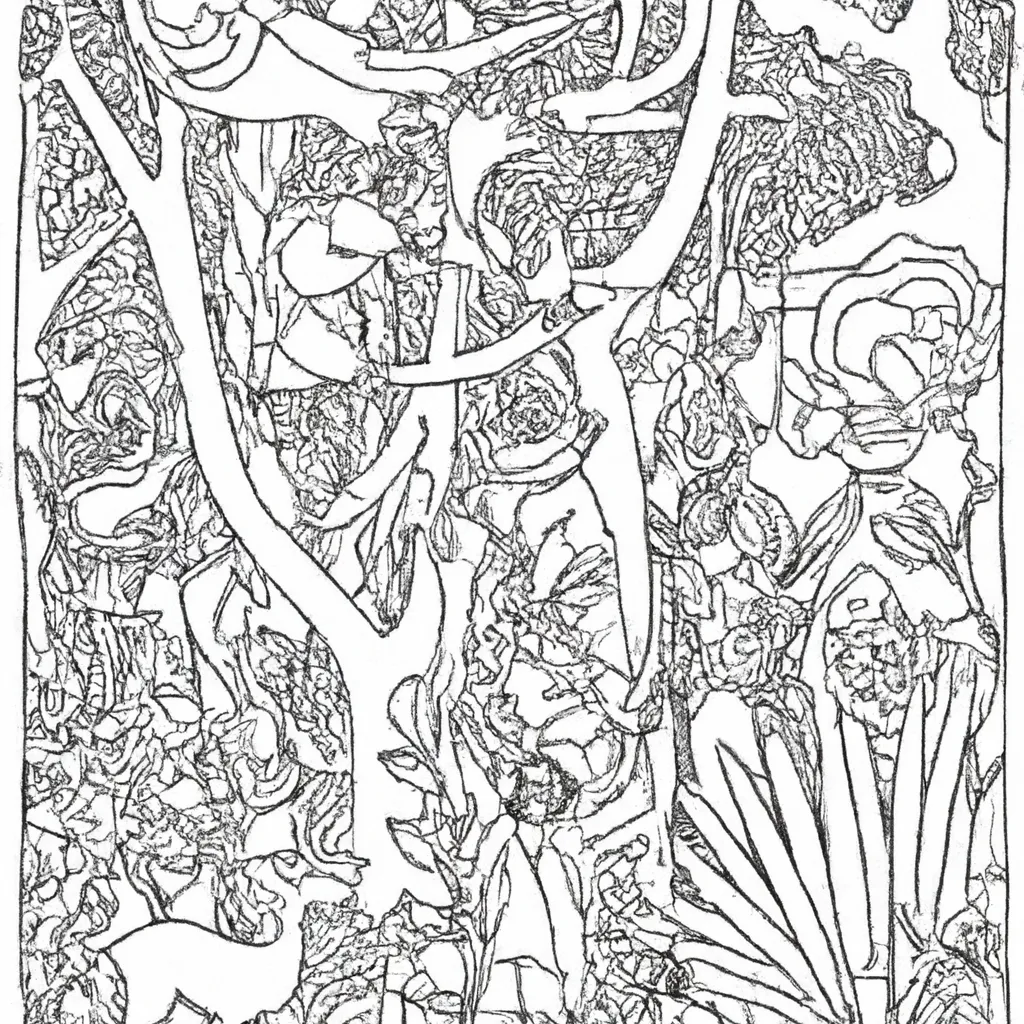 jardim delicias terrestres bosch desenhos imprimir pintar 1 jardim delicias terrestres bosch desenhos imprimir pintar 1