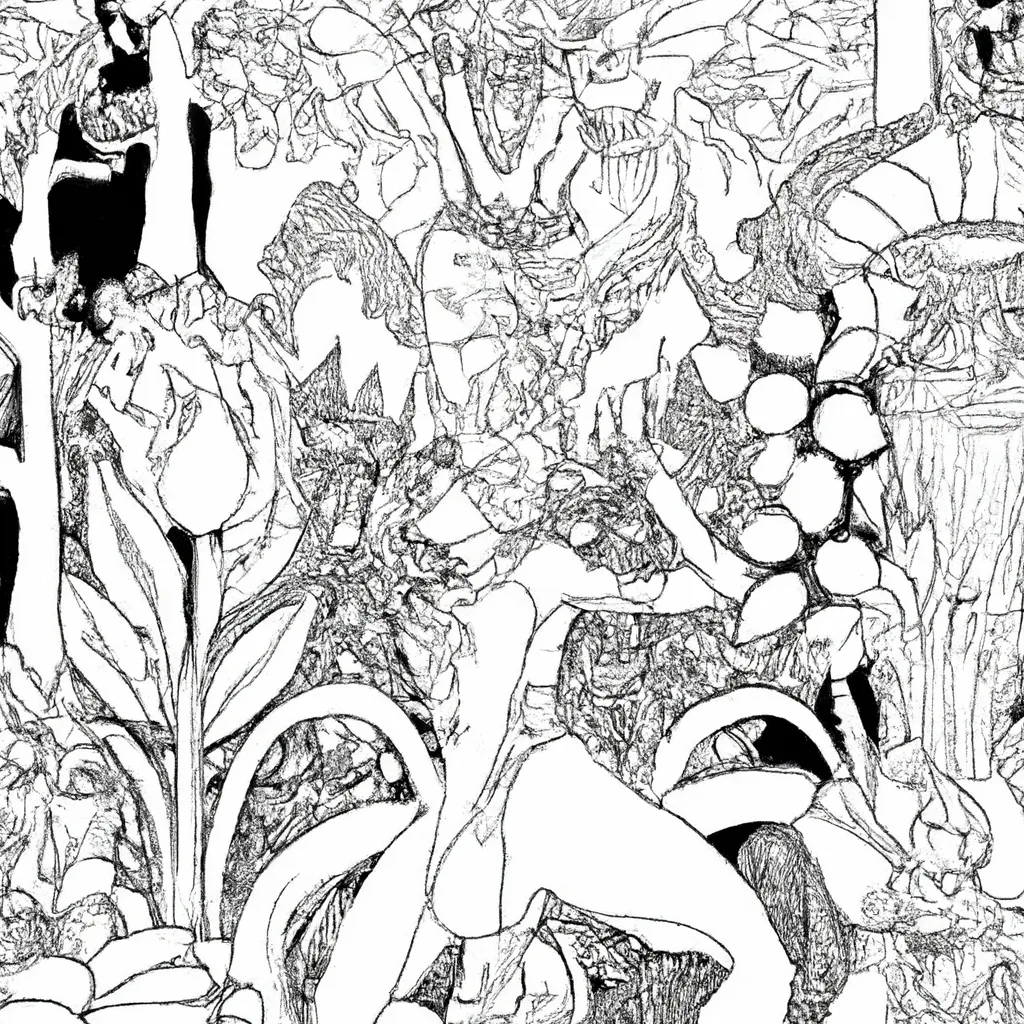 jardim delicias terrestres bosch desenhos imprimir pintar 5 jardim delicias terrestres bosch desenhos imprimir pintar 5