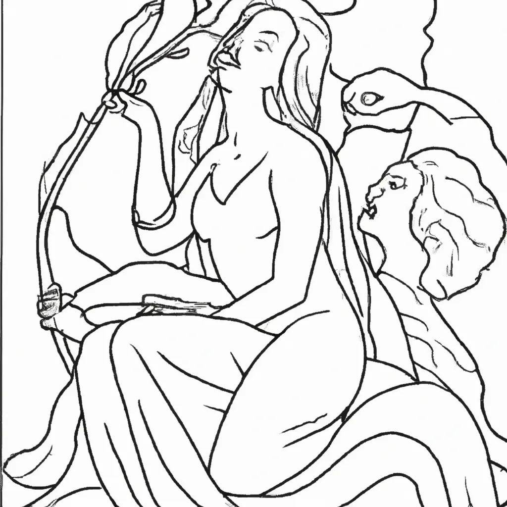nascimento venus botticelli desenhos imprimir pintar 2