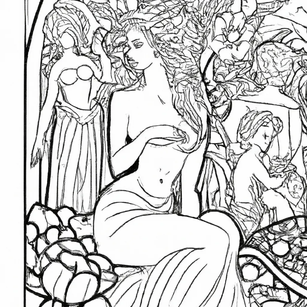 nascimento venus botticelli desenhos imprimir pintar 7