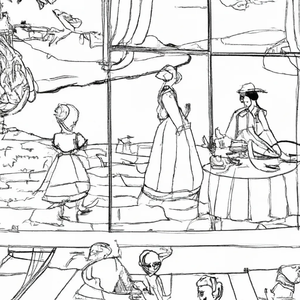 viagem tempo almoco relva manet desenhos imprimir pintar 7