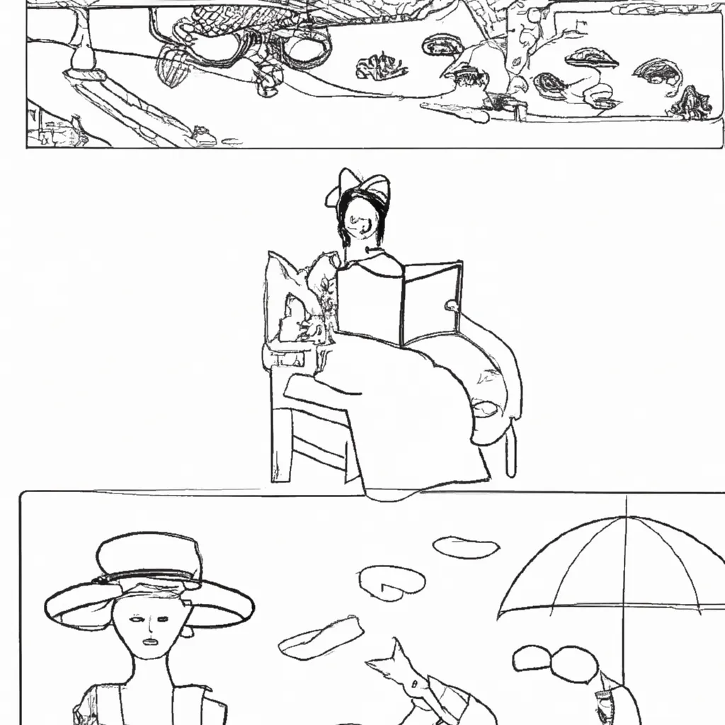 viagem tempo almoco relva manet desenhos imprimir pintar 8