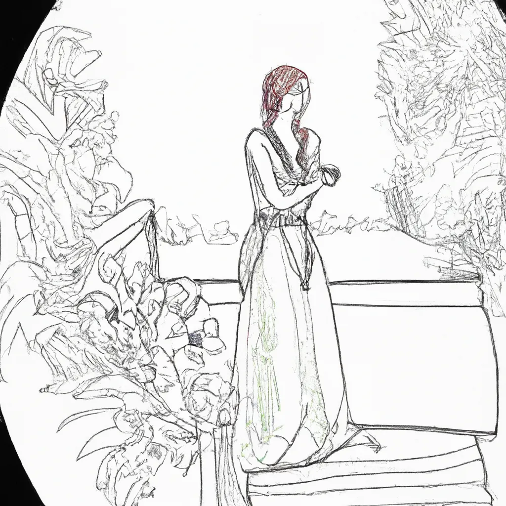 senhora shalott waterhouse desenhos imprimir pintar 1