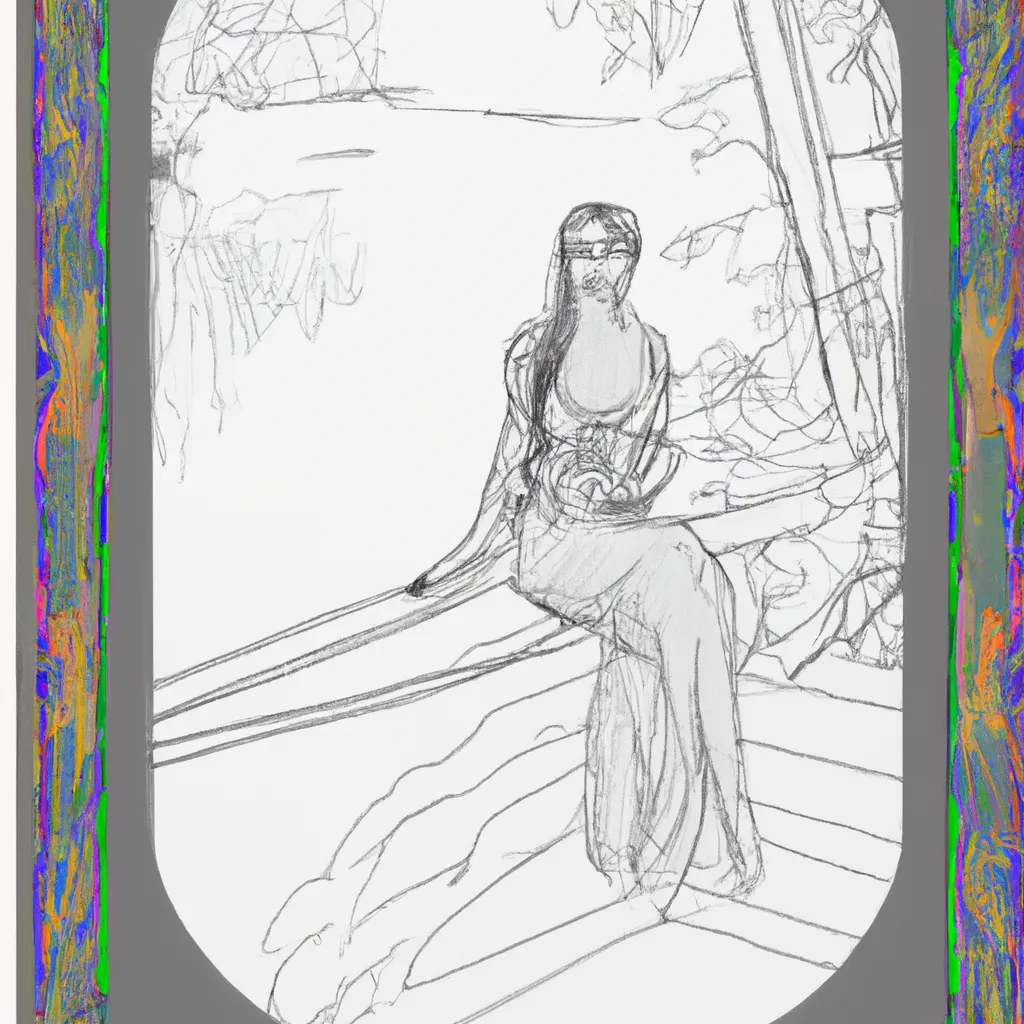 senhora shalott waterhouse desenhos imprimir pintar 3