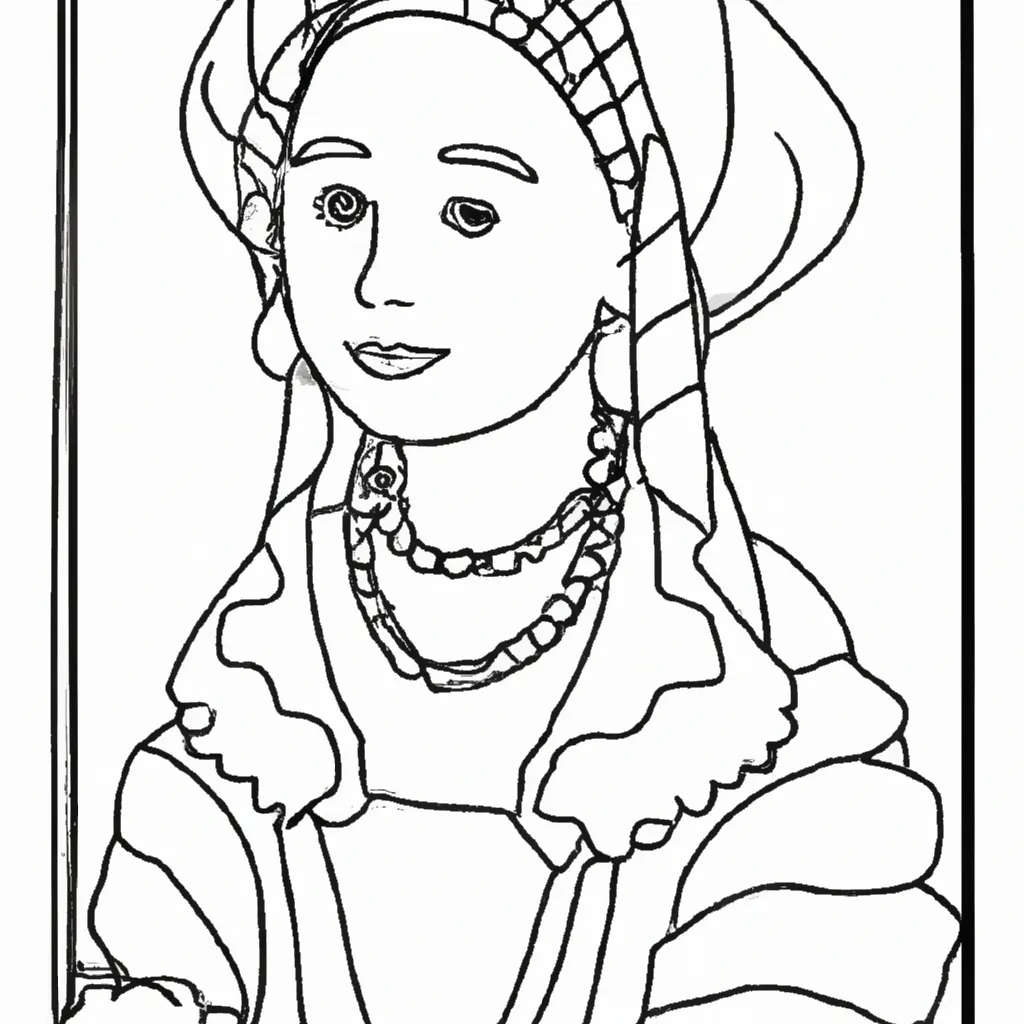 menina brinco perola vermeer desenhos pintar 11