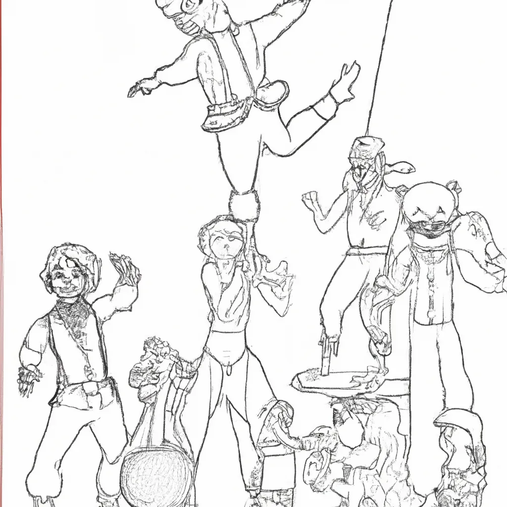 Seja o Artista Principal: Desenhos de Artistas Circenses para Imprimir ...