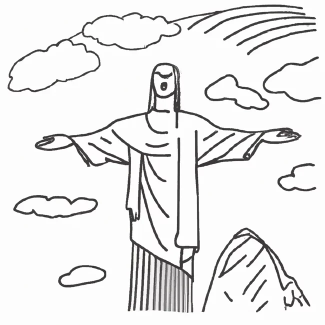desenhos rio janeiro imprimir pintar