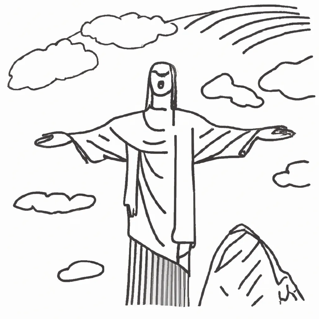 desenhos rio janeiro imprimir pintar