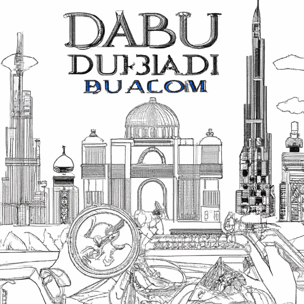 desenhos dubai imprimir pintar