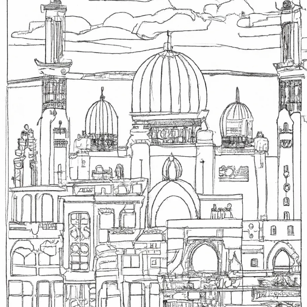 desenhos dubai imprimir pintar 1