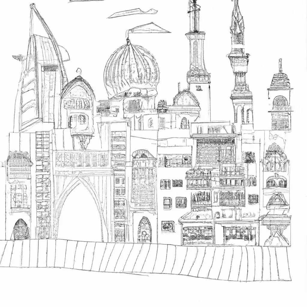 desenhos dubai imprimir pintar 5