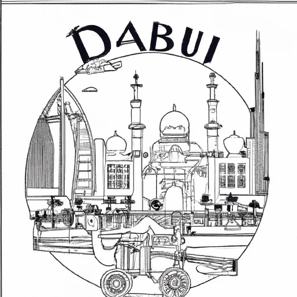 desenhos dubai imprimir pintar 6