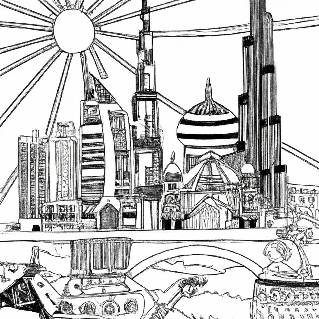 desenhos dubai imprimir pintar 9