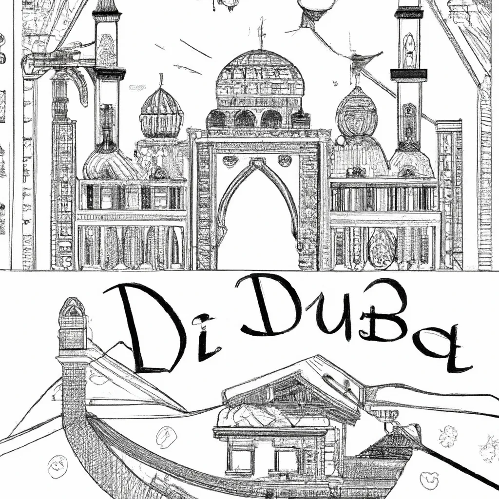 desenhos dubai imprimir pintar 12