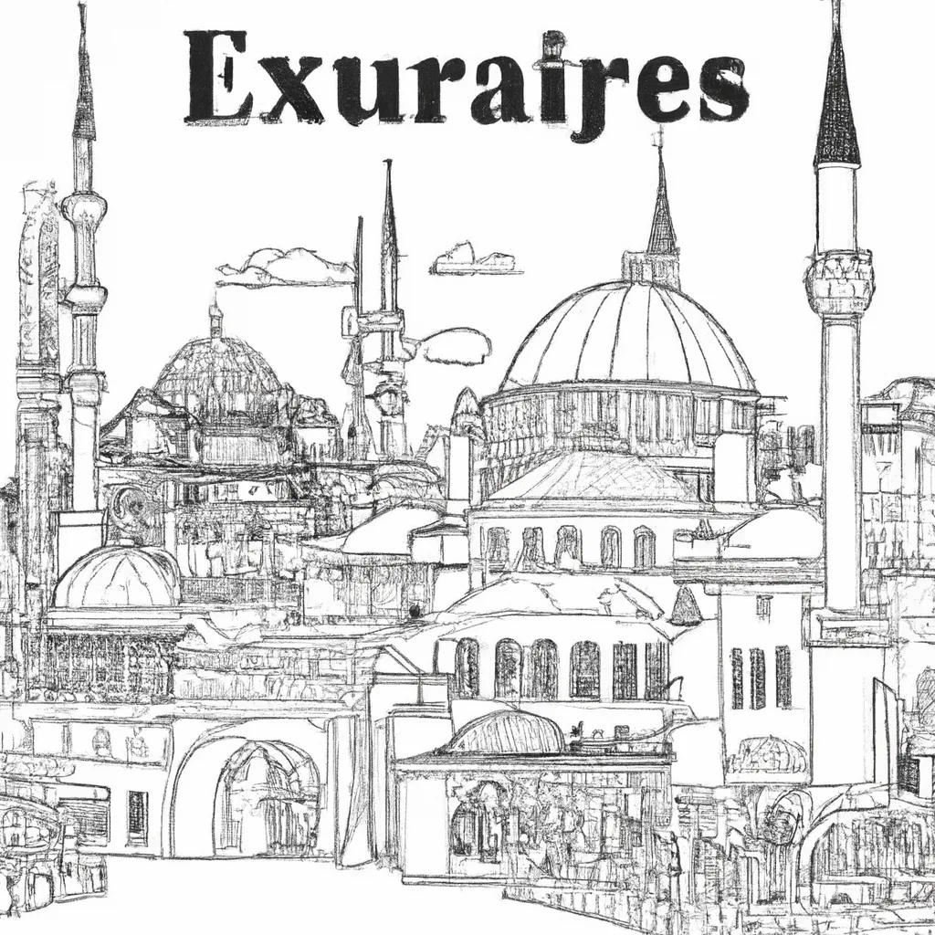 maravilhas istambul desenhos imprimir pintar 7