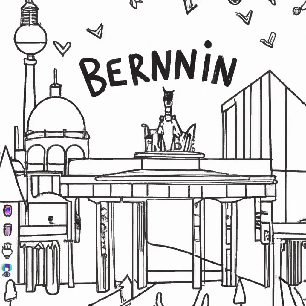 berlim desenhos imprimir pintar 3