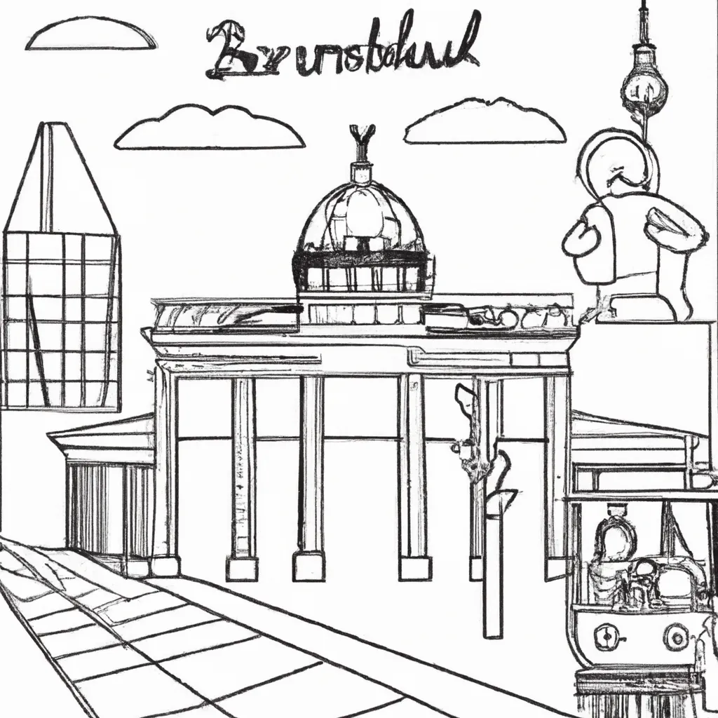 berlim desenhos imprimir pintar 5