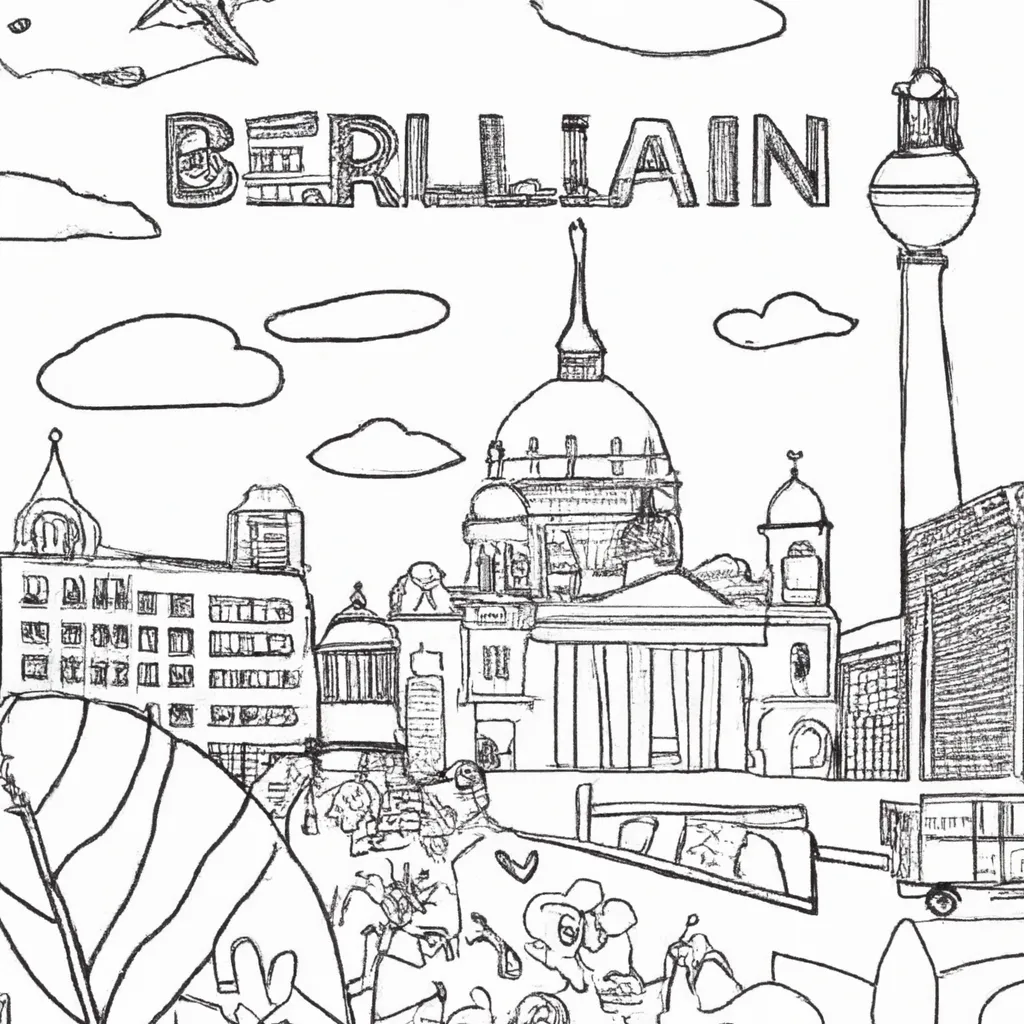 berlim desenhos imprimir pintar 7