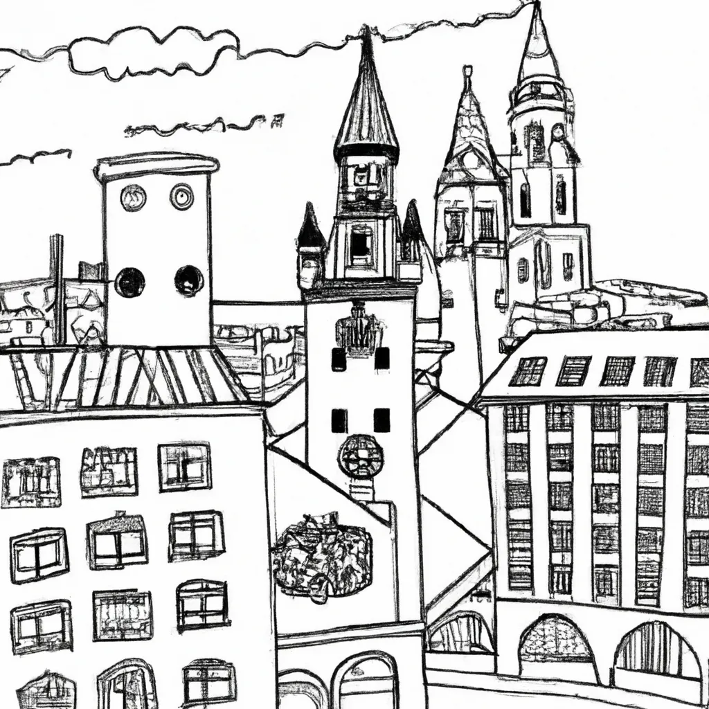 passeio munique desenhos imprimir pintar 2