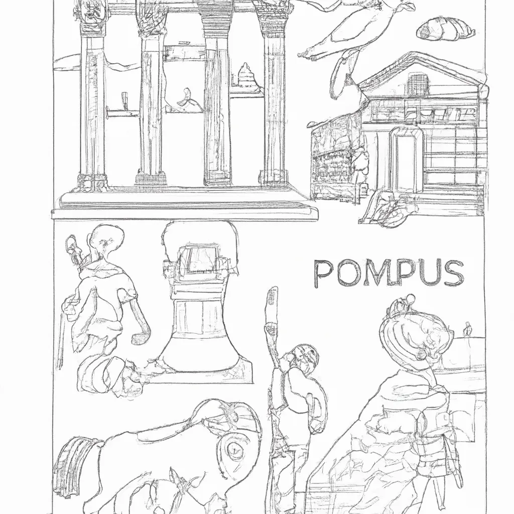 desenhos pompeia imprimir pintar 2