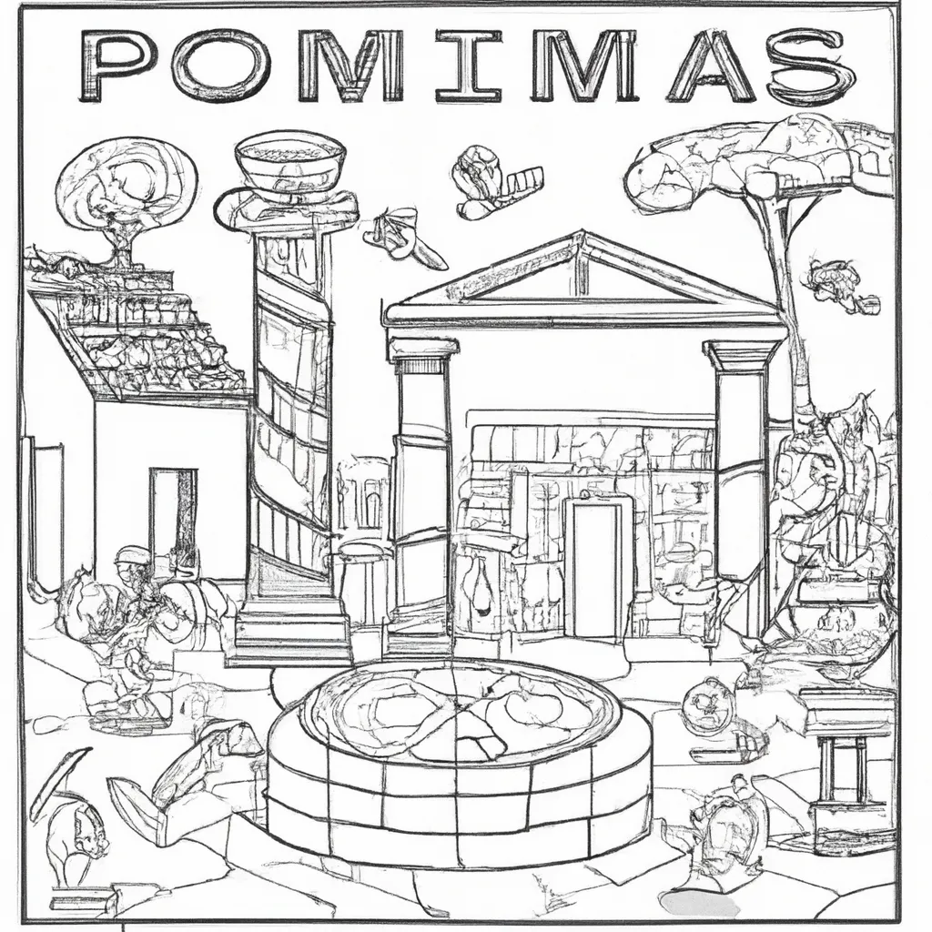 desenhos pompeia imprimir pintar 4